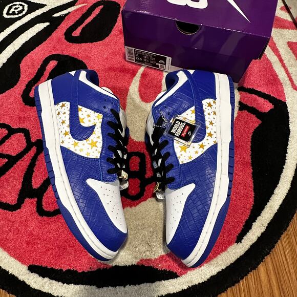 Nike SB Dunk Low Supreme Hyper Royal – Size 11 – Brand New main image 6
